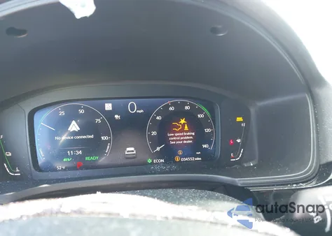 2025 Honda Civic Hybrid Sport/Sport Touring z USA, uszkodzony, nr VIN 2HGFE4F86SH302327